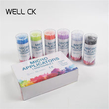 Load image into Gallery viewer, 100PCS/Bottle Dental Disposable Micro Brushes Applicators Micro Brush Dentistry Odontologia Extension Tools