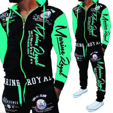 Load image into Gallery viewer, ZOGAA 2019 Brand Men Tracksuit 2 Piece Tops and Pants Mens Sweat Suits Set Letter Print Plus Size Jogger Sets for Men Clothing