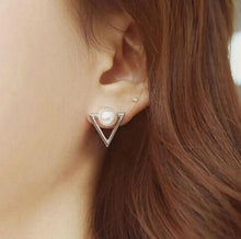 Load image into Gallery viewer, Hot Trendy Cute Nickel Free Earrings Fashion Jewelry Earrings Square Stud Earrings For Women Brincos Statement Earrings