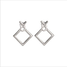 Load image into Gallery viewer, Hot Trendy Cute Nickel Free Earrings Fashion Jewelry Earrings Square Stud Earrings For Women Brincos Statement Earrings