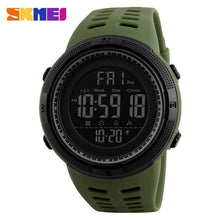 Load image into Gallery viewer, SKMEI Fashion Outdoor Sport Watch Men Multifunction Watches Alarm Clock Chrono 5Bar Waterproof Digital Watch reloj hombre 1251