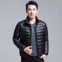 Load image into Gallery viewer, Men's All-Season Ultra Lightweight Packable Down Jacket Water and Wind-Resistant Breathable Coat Big Size Men Hoodies Jackets