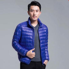 Load image into Gallery viewer, Men's All-Season Ultra Lightweight Packable Down Jacket Water and Wind-Resistant Breathable Coat Big Size Men Hoodies Jackets