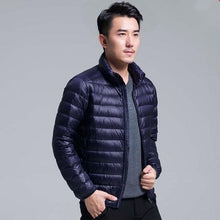 Load image into Gallery viewer, Men's All-Season Ultra Lightweight Packable Down Jacket Water and Wind-Resistant Breathable Coat Big Size Men Hoodies Jackets