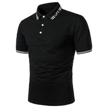 Load image into Gallery viewer, Men Polo Men Shirt Short Sleeve Polo Shirt Contrast Color Polo New Clothing Summer Streetwear Casual Fashion Men Tops