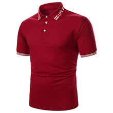 Load image into Gallery viewer, Men Polo Men Shirt Short Sleeve Polo Shirt Contrast Color Polo New Clothing Summer Streetwear Casual Fashion Men Tops