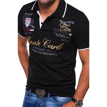 Load image into Gallery viewer, ZOGAA Men Polo Shirt Short Sleeve Cotton Casual Printing Solid Anti-shrink Shirts Top Quality Mens Clothing Summer Polos Tees