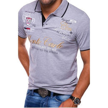 Load image into Gallery viewer, ZOGAA Men Polo Shirt Short Sleeve Cotton Casual Printing Solid Anti-shrink Shirts Top Quality Mens Clothing Summer Polos Tees