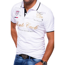 Load image into Gallery viewer, ZOGAA Men Polo Shirt Short Sleeve Cotton Casual Printing Solid Anti-shrink Shirts Top Quality Mens Clothing Summer Polos Tees