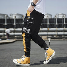 Load image into Gallery viewer, Streetwear Men's Multi Pockets Cargo Harem Pants Hip Hop Casual Male Track Pants Joggers Trousers Fashion Harajuku Men Pants