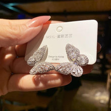 Load image into Gallery viewer, New Luxury Fashion Round Dangle Drop Korean Earrings For Women Big Butterfly Gold Earring for women 2020 Jewelry