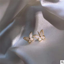 Load image into Gallery viewer, New Luxury Fashion Round Dangle Drop Korean Earrings For Women Big Butterfly Gold Earring for women 2020 Jewelry