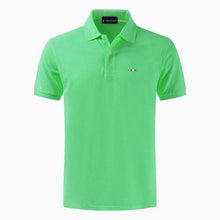 Load image into Gallery viewer, Top Quality 2020 New Solid Color Mens Polos Shirts 100% Cotton Short Sleeve Casual Polos Hommes Fashion Summer Lapel Male tops