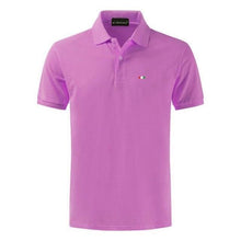 Load image into Gallery viewer, Top Quality 2020 New Solid Color Mens Polos Shirts 100% Cotton Short Sleeve Casual Polos Hommes Fashion Summer Lapel Male tops