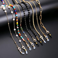 Load image into Gallery viewer, kissme Sunglasses Masking Chains For Women Multiple Acrylic Pearl Crystal Eyeglasses Chains 2021 New Fashion Jewelry Wholesale