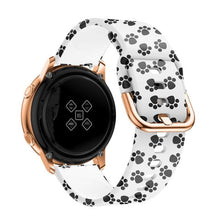 Load image into Gallery viewer, silicone Original 20mm band Strap For Samsung Galaxy Watch Active 2 40/44mm / 3 41mm smartwatch wristband For Huawei GT 2 42mm