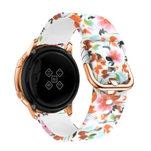 Load image into Gallery viewer, silicone Original 20mm band Strap For Samsung Galaxy Watch Active 2 40/44mm / 3 41mm smartwatch wristband For Huawei GT 2 42mm