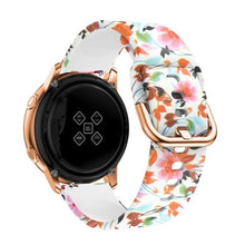 Load image into Gallery viewer, silicone Original 20mm band Strap For Samsung Galaxy Watch Active 2 40/44mm / 3 41mm smartwatch wristband For Huawei GT 2 42mm