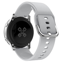 Load image into Gallery viewer, silicone Original 20mm band Strap For Samsung Galaxy Watch Active 2 40/44mm / 3 41mm smartwatch wristband For Huawei GT 2 42mm