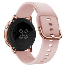 Load image into Gallery viewer, silicone Original 20mm band Strap For Samsung Galaxy Watch Active 2 40/44mm / 3 41mm smartwatch wristband For Huawei GT 2 42mm