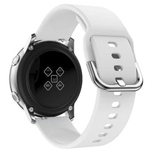 Load image into Gallery viewer, silicone Original 20mm band Strap For Samsung Galaxy Watch Active 2 40/44mm / 3 41mm smartwatch wristband For Huawei GT 2 42mm