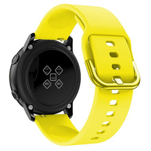 Load image into Gallery viewer, silicone Original 20mm band Strap For Samsung Galaxy Watch Active 2 40/44mm / 3 41mm smartwatch wristband For Huawei GT 2 42mm