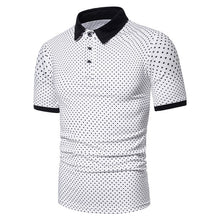 Load image into Gallery viewer, Men Polo Men Shirt Short Sleeve Polo Shirt Contrast Color Polo New Clothing Summer Streetwear Casual Fashion Men Tops