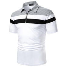 Load image into Gallery viewer, Men Polo Men Shirt Short Sleeve Polo Shirt Contrast Color Polo New Clothing Summer Streetwear Casual Fashion Men Tops
