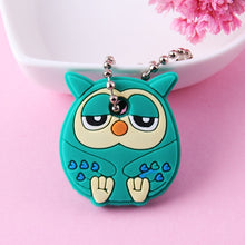 Load image into Gallery viewer, Cute Cartoon Keychain Silicone Cat Dog Protective Key Case Cover for Key Control Dust Cap Holder Gift Women Key Chain