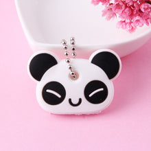 Load image into Gallery viewer, Cute Cartoon Keychain Silicone Cat Dog Protective Key Case Cover for Key Control Dust Cap Holder Gift Women Key Chain