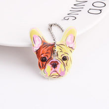 Load image into Gallery viewer, Cute Cartoon Keychain Silicone Cat Dog Protective Key Case Cover for Key Control Dust Cap Holder Gift Women Key Chain