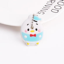 Load image into Gallery viewer, Cute Cartoon Keychain Silicone Cat Dog Protective Key Case Cover for Key Control Dust Cap Holder Gift Women Key Chain