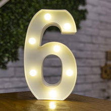 Load image into Gallery viewer, Decorative Letters Alphabet Letter LED Lights Luminous Number Lamp Decoration Battery Night Light Party Baby Bedroom Decoration