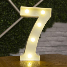 Load image into Gallery viewer, Decorative Letters Alphabet Letter LED Lights Luminous Number Lamp Decoration Battery Night Light Party Baby Bedroom Decoration