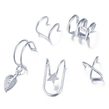 Load image into Gallery viewer, Ear Cuff Gold Leaves Non-Piercing Ear Clips Fake Cartilage Earring Jewelry For Women Men Wholesale gifts