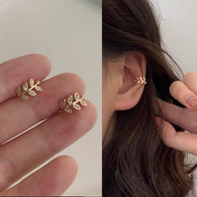 Load image into Gallery viewer, Ear Cuff Gold Leaves Non-Piercing Ear Clips Fake Cartilage Earring Jewelry For Women Men Wholesale gifts