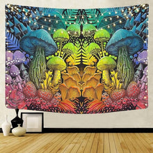 Load image into Gallery viewer, Nordic psychedelic hanging fabric background wall covering home decoration wall blanket tapestry bedroom wall hanging 95*73cm