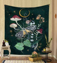 Load image into Gallery viewer, Nordic psychedelic hanging fabric background wall covering home decoration wall blanket tapestry bedroom wall hanging 95*73cm