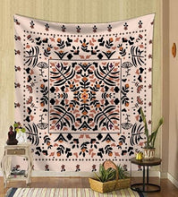Load image into Gallery viewer, Nordic psychedelic hanging fabric background wall covering home decoration wall blanket tapestry bedroom wall hanging 95*73cm
