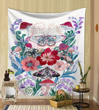 Load image into Gallery viewer, Nordic psychedelic hanging fabric background wall covering home decoration wall blanket tapestry bedroom wall hanging 95*73cm