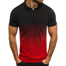 Load image into Gallery viewer, KB Men Polo Men Shirt Short Sleeve Polo Shirt Contrast Color Polo New Clothing Summer Streetwear Casual Fashion Men tops