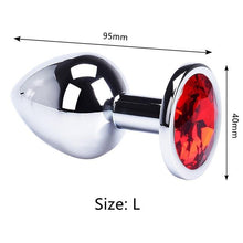 Load image into Gallery viewer, Anal Plug Sex Toys Mini Round Shaped Metal Stainless Smooth Steel Butt Small Tail Female/Male Dildo Intimate Goods