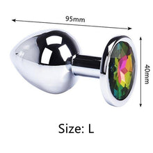 Load image into Gallery viewer, Anal Plug Sex Toys Mini Round Shaped Metal Stainless Smooth Steel Butt Small Tail Female/Male Dildo Intimate Goods