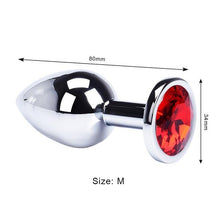 Load image into Gallery viewer, Anal Plug Sex Toys Mini Round Shaped Metal Stainless Smooth Steel Butt Small Tail Female/Male Dildo Intimate Goods