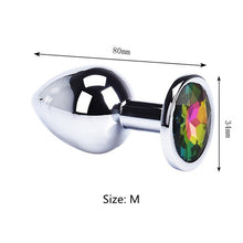 Load image into Gallery viewer, Anal Plug Sex Toys Mini Round Shaped Metal Stainless Smooth Steel Butt Small Tail Female/Male Dildo Intimate Goods