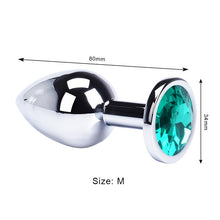 Load image into Gallery viewer, Anal Plug Sex Toys Mini Round Shaped Metal Stainless Smooth Steel Butt Small Tail Female/Male Dildo Intimate Goods