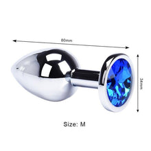 Load image into Gallery viewer, Anal Plug Sex Toys Mini Round Shaped Metal Stainless Smooth Steel Butt Small Tail Female/Male Dildo Intimate Goods