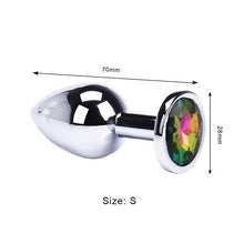 Load image into Gallery viewer, Anal Plug Sex Toys Mini Round Shaped Metal Stainless Smooth Steel Butt Small Tail Female/Male Dildo Intimate Goods