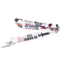 Load image into Gallery viewer, DZ1228 New Grey's Anatomy TV Show Doctor Nurse Neck Strap Lanyards Keychain Holder ID Card Pass Hang Rope Lariat Lanyard Gifts