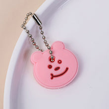 Load image into Gallery viewer, Cute Cartoon Keychain Silicone Cat Dog Protective Key Case Cover for Key Control Dust Cap Holder Gift Women Key Chain
